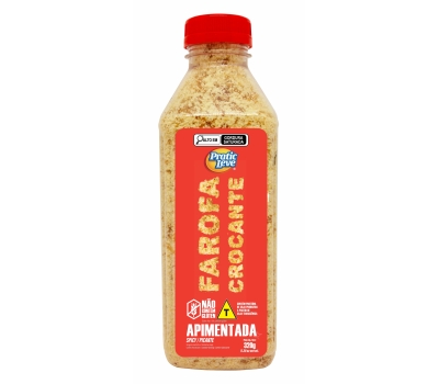 FAROFA CROCANTE PIMENTA 320 GR GARRAFA P LEVE